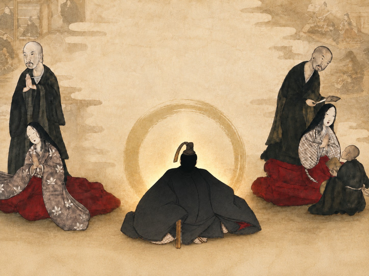 住蓮・松虫・後鳥羽院・安楽・鈴虫